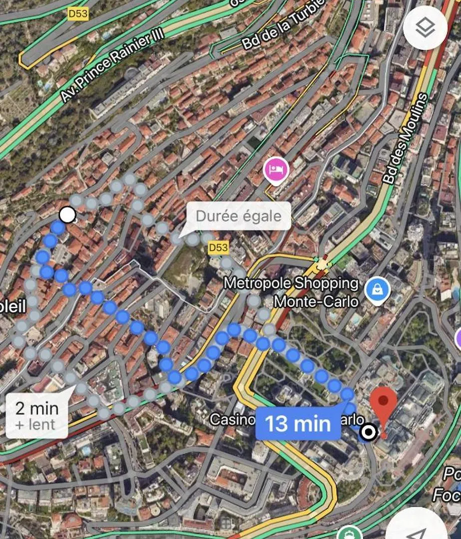 Appartement Monaco Langevin Terrasse Parking 博索莱伊 0*,  法国